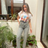 JEANS RECTOS EFECTO VINTAGE - Imagen 4