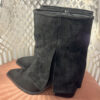 BOTAS DOBLE COW NEGRAS - Imagen 2