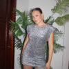 VESTIDO DIAMOND PLATA