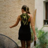 VESTIDO LAZO OLIVA - Imagen 2