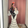 VESTIDO FLAMENCA CATALINA BLANCO - Imagen 3