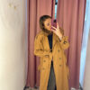ABRIGO GABARDINA CAMEL PAÑO