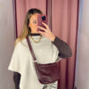BOLSO TACHUELAS BERENJENA