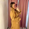 ABRIGO GABARDINA CAMEL PAÑO - Imagen 2
