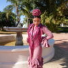 VESTIDO FLAMENCA JIMENA MAQUILLAJE con lazo
