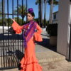 VESTIDO FLAMENCA CLEMENTINA CORAL