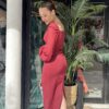 VESTIDO GLORIA BURDEOS - Imagen 2