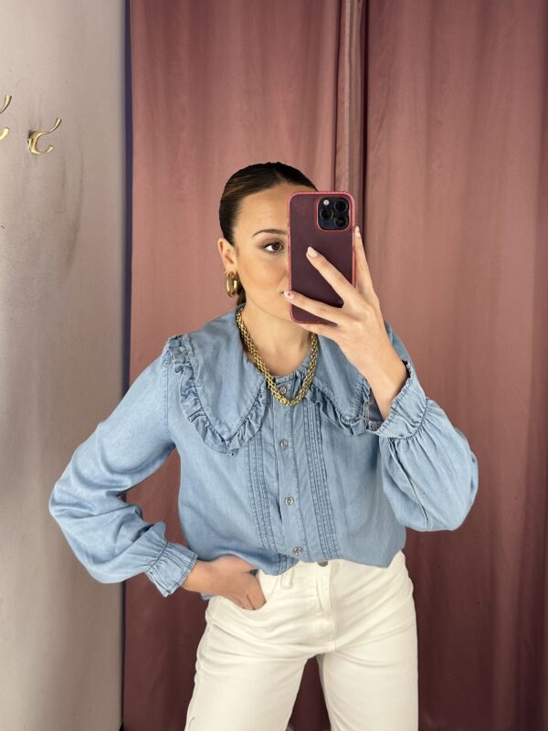 BLUSA BABY ABOTONADA DENIM