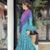 VESTIDO FLAMENCA CATALINA VERDE MORADO