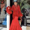 VESTIDO CAYETANA ROJO - Imagen 3