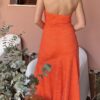 VESTIDO CECILIA NARANJA - Imagen 2