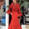 VESTIDO CAYETANA ROJO