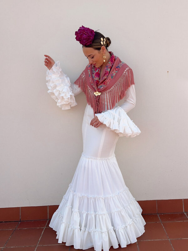 VESTIDO CAYETANA BLANCO