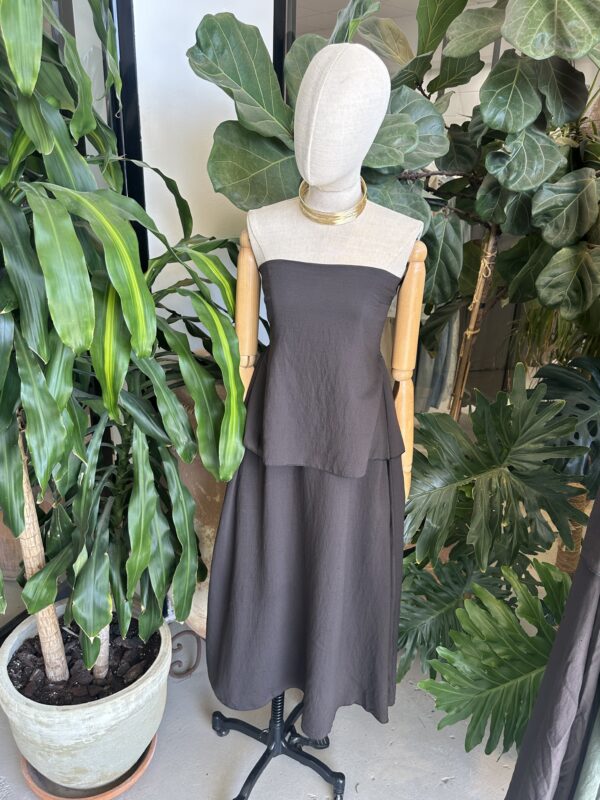 VESTIDO DOBLE CHOCOLATE