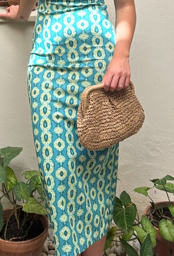 BOLSO RAFIA CAMEL