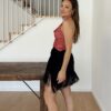 FALDA PANTALÓN FLECOS BLACK - Imagen 3