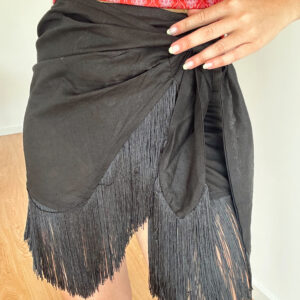 FALDA PANTALÓN FLECOS BLACK