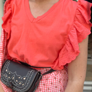 CAMISETA CORAL DETALLES