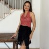 FALDA PANTALÓN FLECOS BLACK - Imagen 2